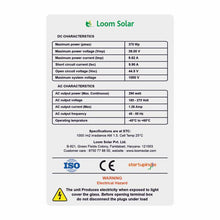 Load image into Gallery viewer, Loom solar 5 kw grid connected AC Module