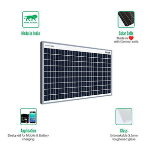 Loom solar panel 40 watt 12 volt poly crystalline