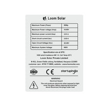 Load image into Gallery viewer, Loom Solar Panel 50 watt - 12 volt Mono Crystalline
