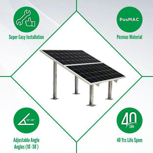 Loom Solar 2 Panel Stand (180 watts)